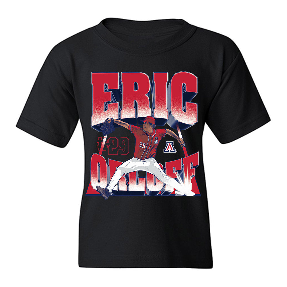Arizona - NCAA Baseball : Eric Orloff - Youth T-Shirt-0