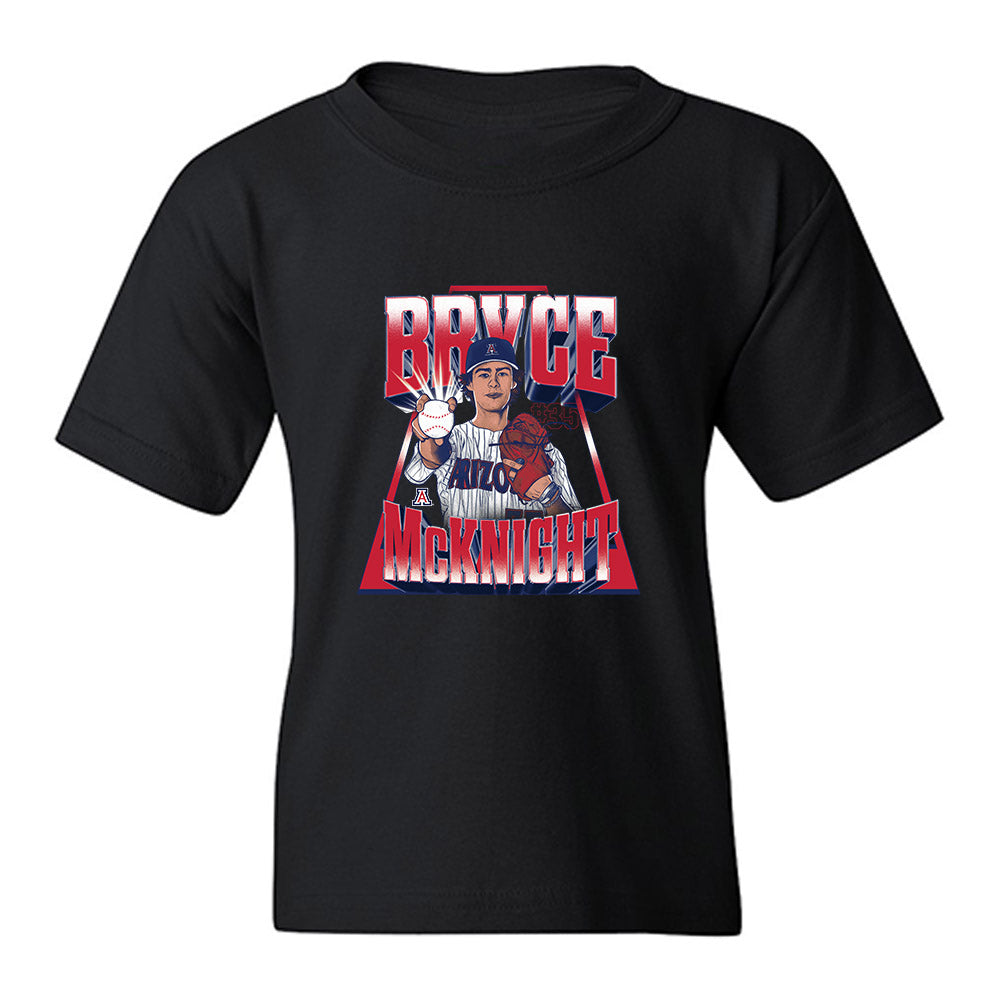 Arizona - NCAA Baseball : Bryce McKnight - Player Collage Youth T-Shirt-0