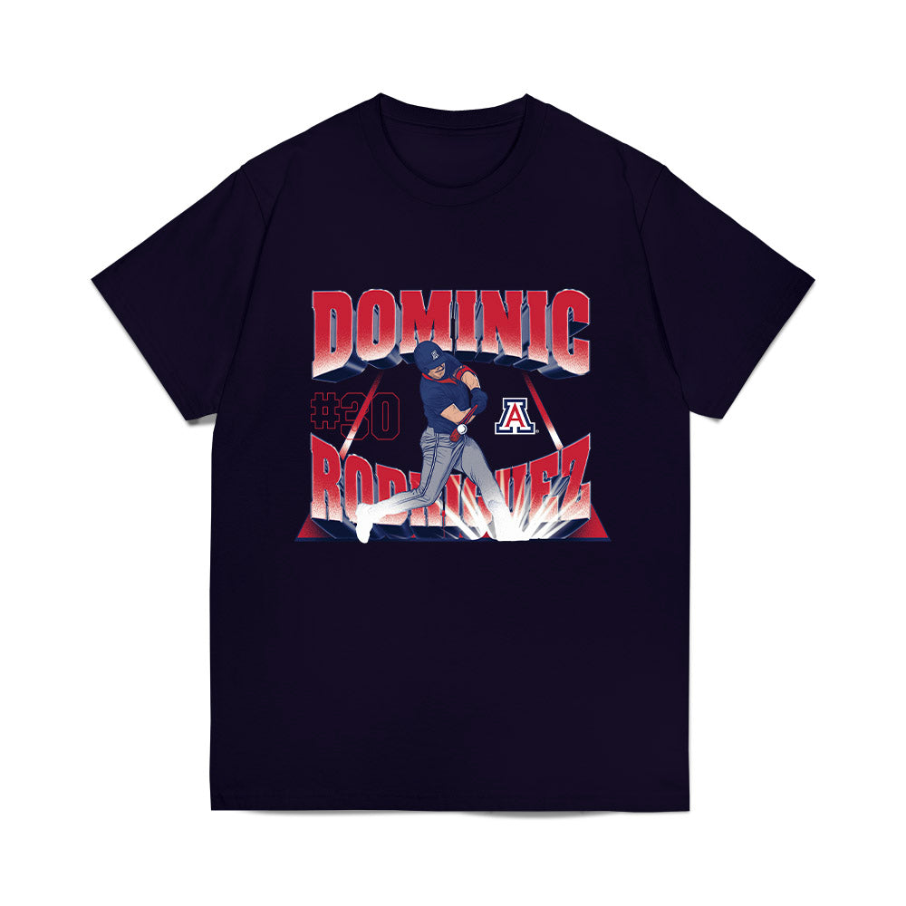 Arizona - NCAA Baseball : Dominic Rodriguez - Premium T-Shirt-0