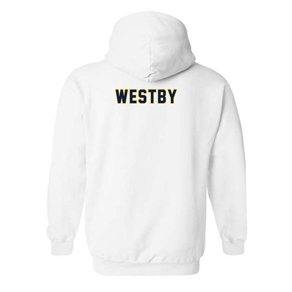 UC Berkeley - NCAA Women's Track & Field : Jaya Westby - Sports Shersey Hooded Sweatshirt-1