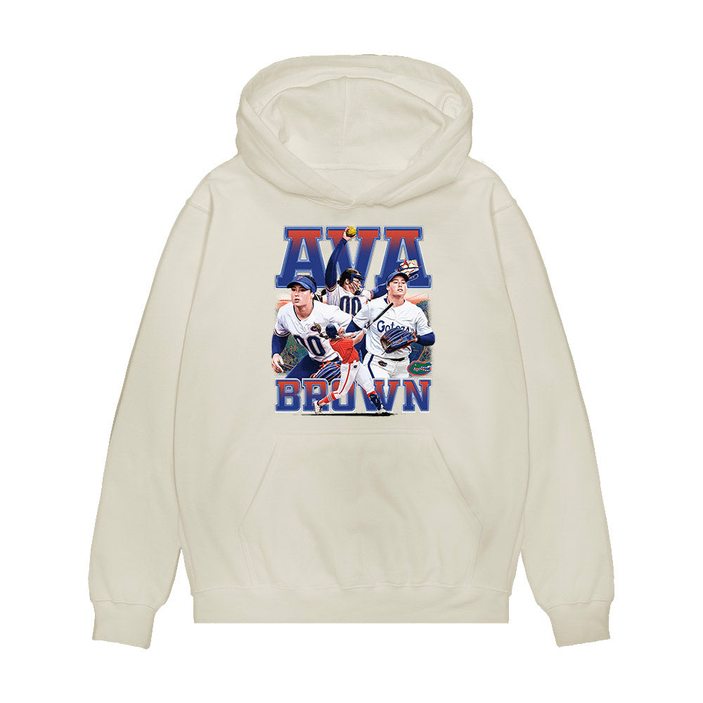 Florida - NCAA Softball : Ava Brown - Collage Premium Hooded Sweatshirt-0