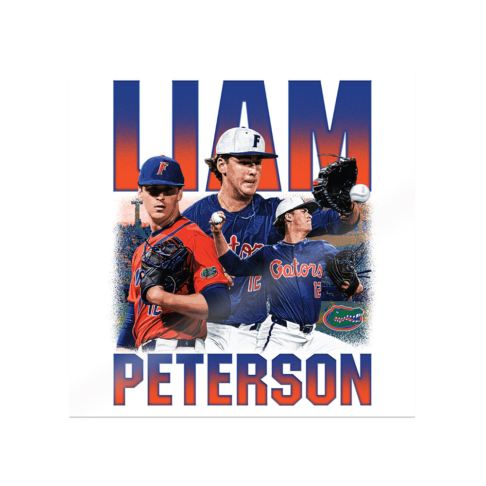Florida - NCAA Baseball : Liam Peterson - Collage Sticker-0