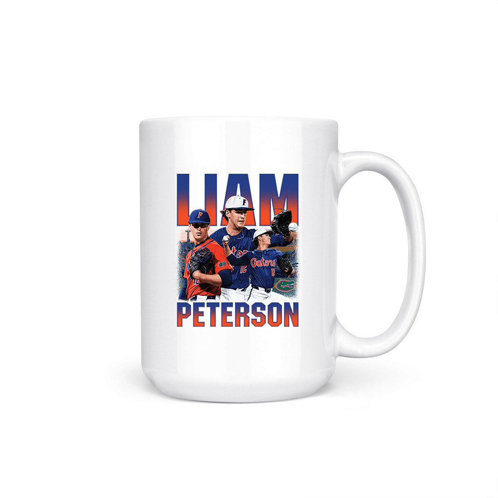 Florida - NCAA Baseball : Liam Peterson - Collage Coffee Mug-0