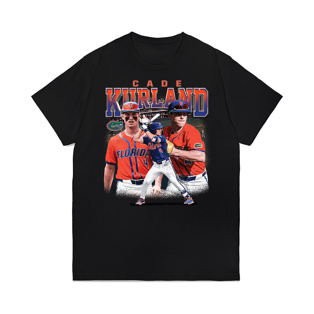 Florida - NCAA Baseball : Cade Kurland - Collage Premium T-Shirt-0