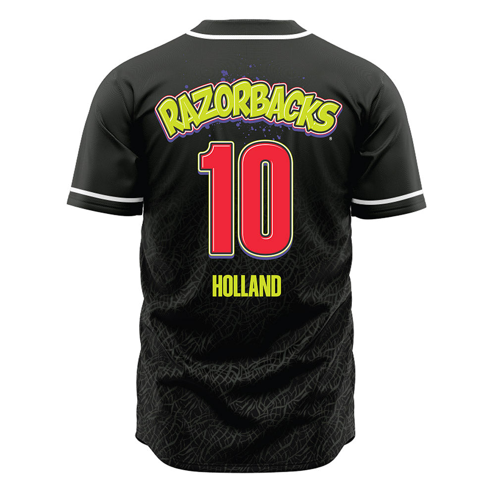 Arkansas - NCAA Baseball : Tyler Holland - Jersey-1