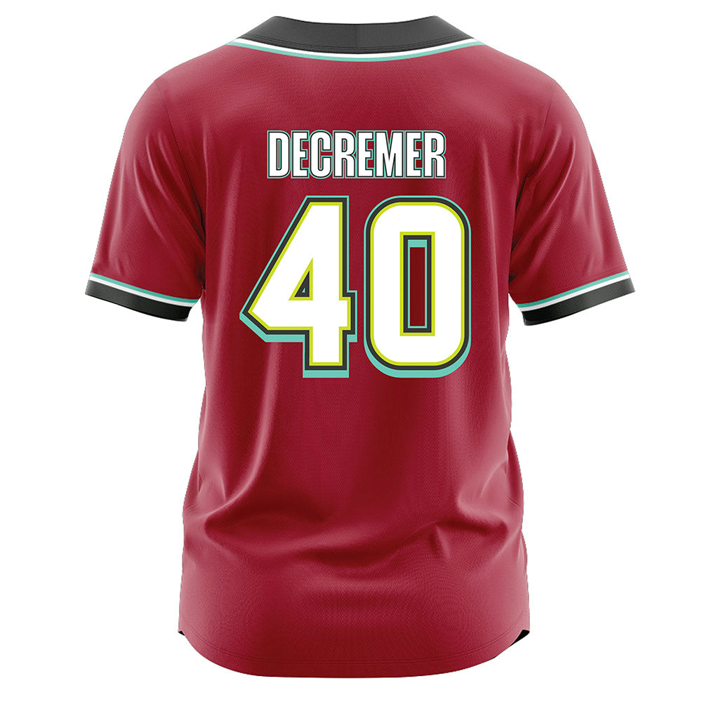 Arkansas - NCAA Baseball : James DeCremer - Jersey-1