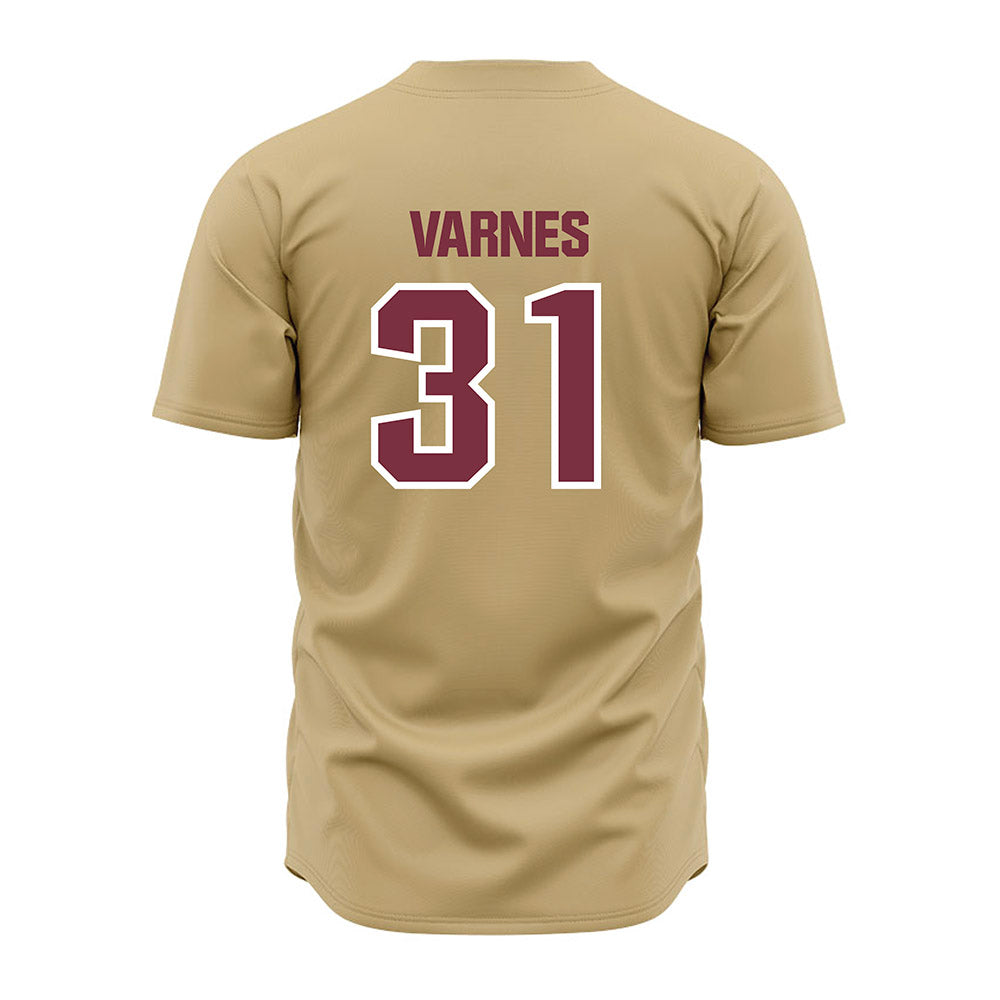 FSU - NCAA Baseball : Braxton Varnes - Gold Jersey-1