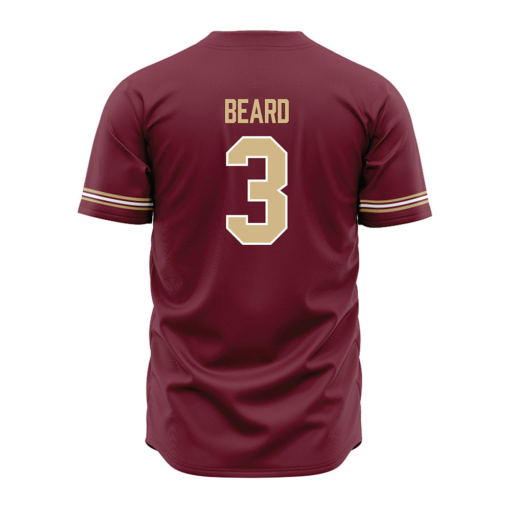 FSU - NCAA Baseball : Trey Beard - Garnet Jersey-1