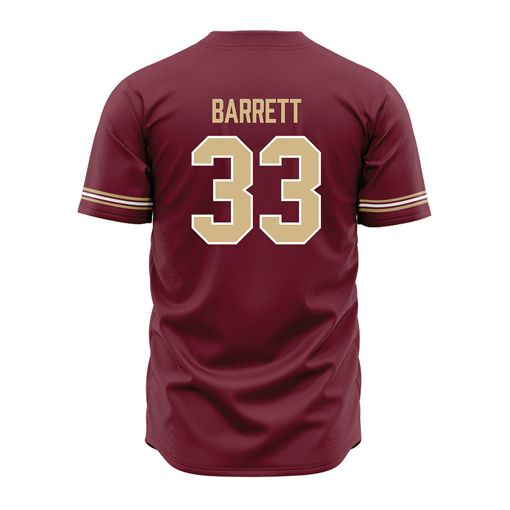 FSU - NCAA Baseball : Ben Barrett - Garnet Jersey-1