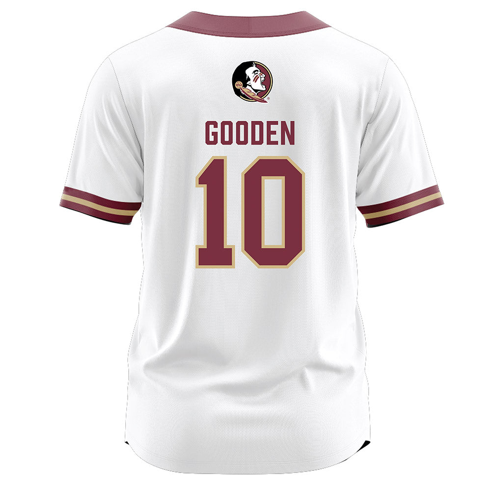 FSU - NCAA Softball : Mimi Gooden - White Jersey-1