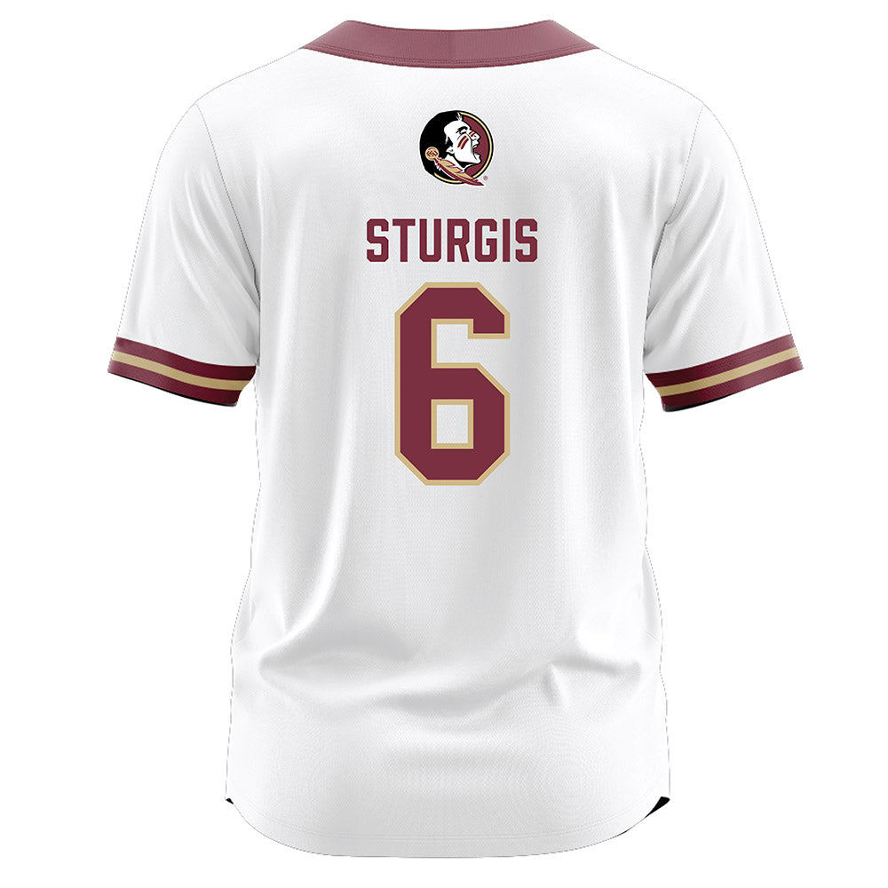 FSU - NCAA Softball : Makenna Sturgis - White Jersey-1