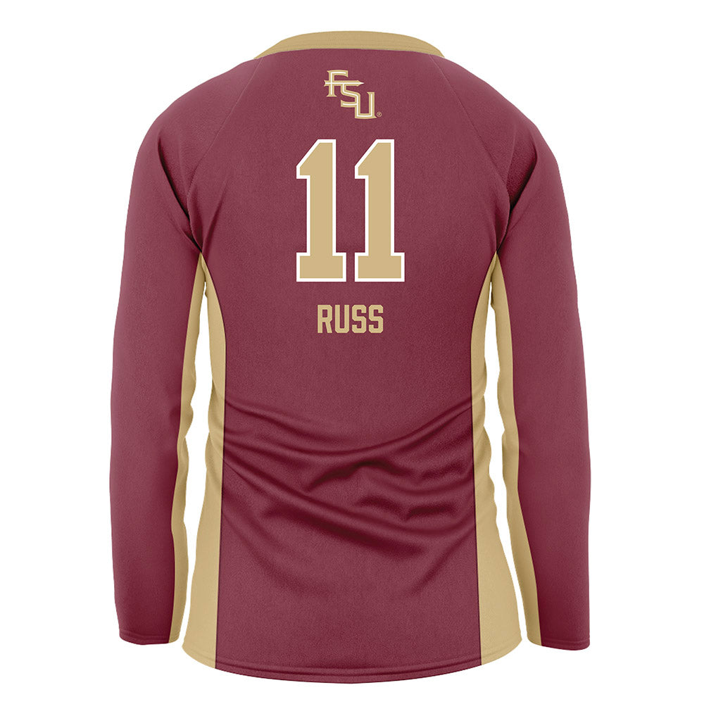 FSU - NCAA Women's Volleyball : Caylan Russ - Garnet Volleyball Jersey-1