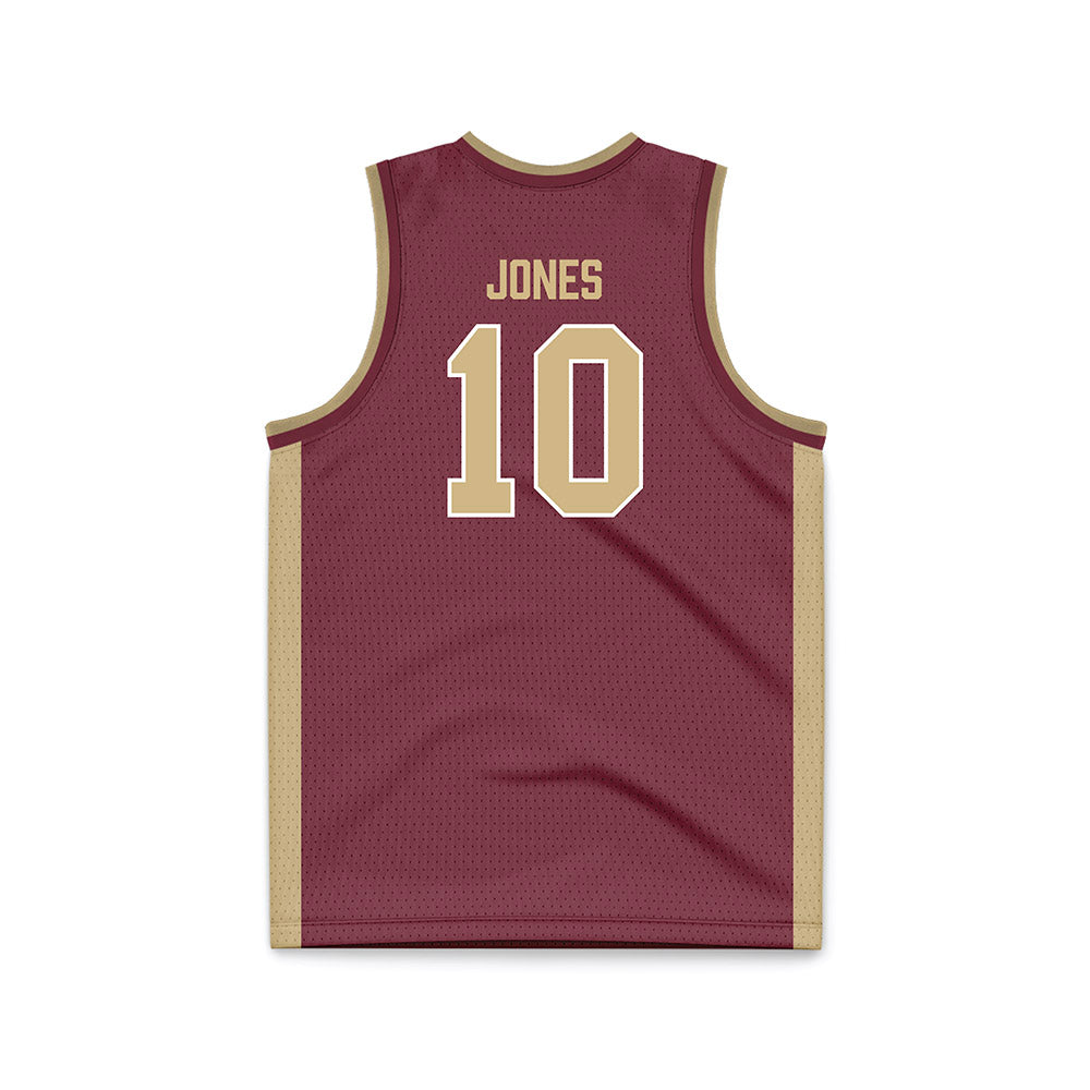 FSU - NCAA Men's Basketball : Lajae Jones - Garnet Basketball Jersey-1