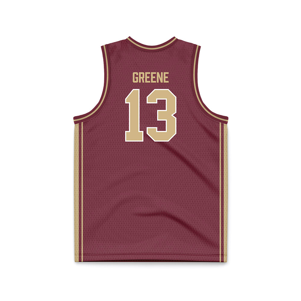 FSU - NCAA Women's Basketball : Tatum Greene - Garnet Basketball Jersey-1