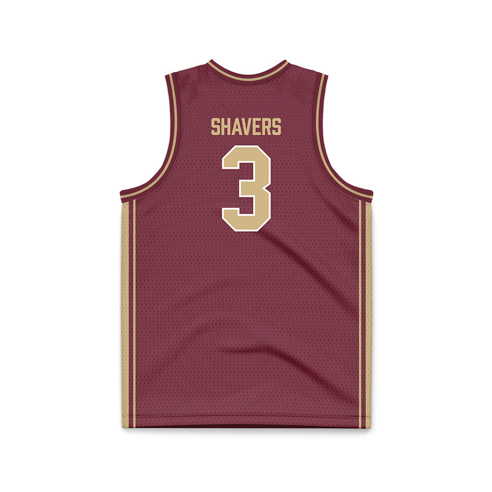 FSU - NCAA Women's Basketball : Jasmine Shavers - Garnet Basketball Jersey-1