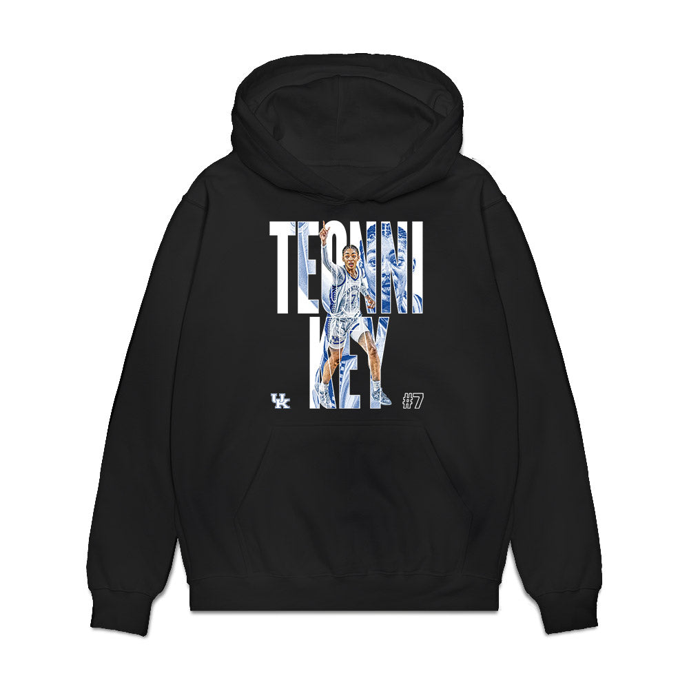 Kentucky - NCAA Women's Basketball : Teonni Key - Premium Hooded Sweatshirt-0