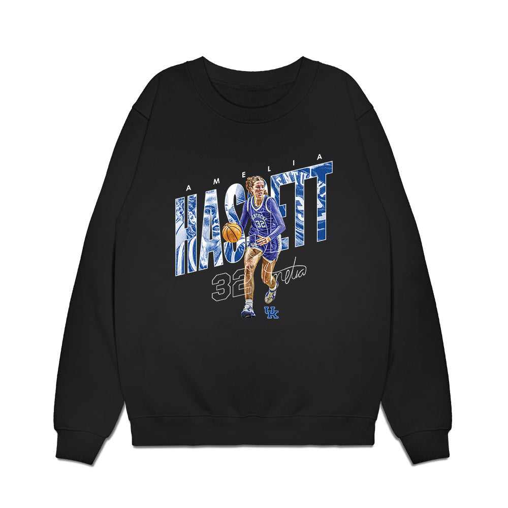 Kentucky - NCAA Women's Basketball : Amelia Hassett - Premium Crewneck Sweatshirt-0