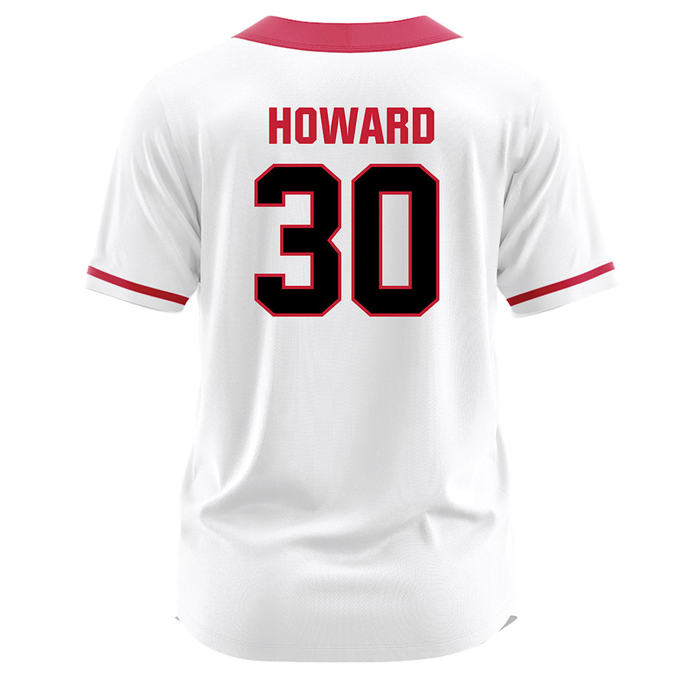 Georgia - NCAA Softball : Destin Howard - White Jersey-1