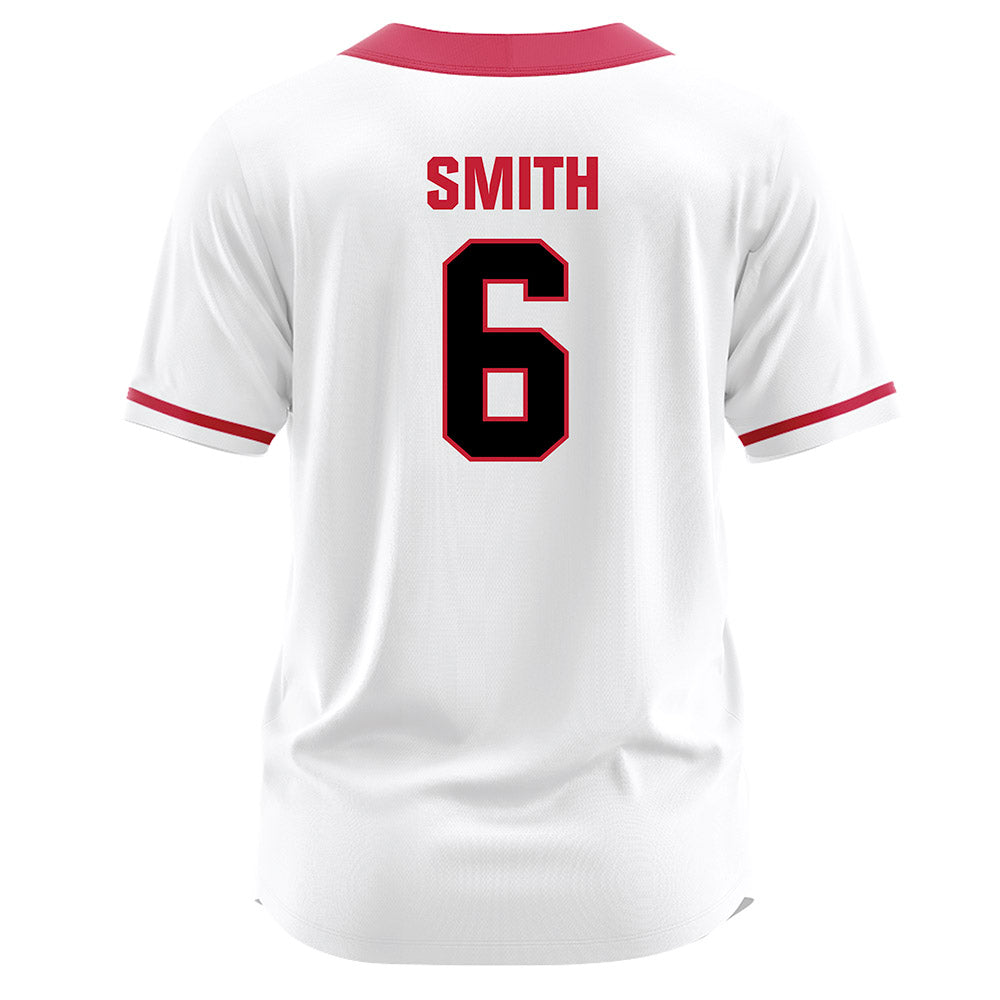 Georgia - NCAA Softball : Brooke Smith - White Jersey-1