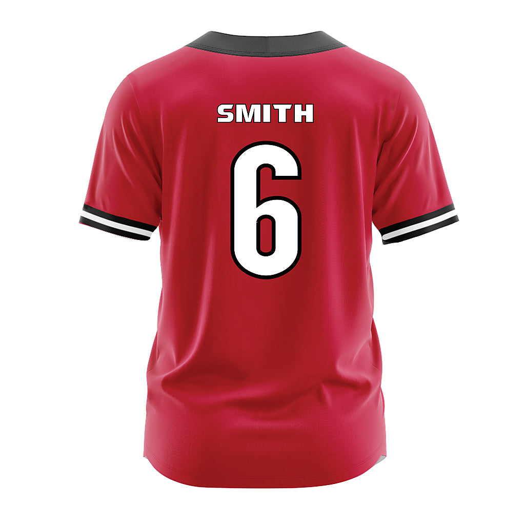 Georgia - NCAA Softball : Brooke Smith - Red Jersey-1