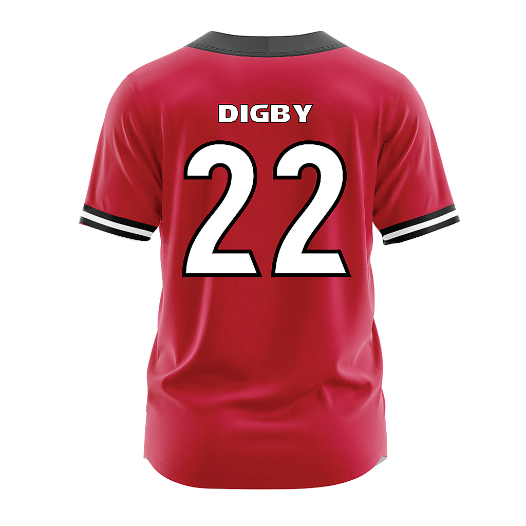 Georgia - NCAA Softball : Emily Digby - Red Jersey-1