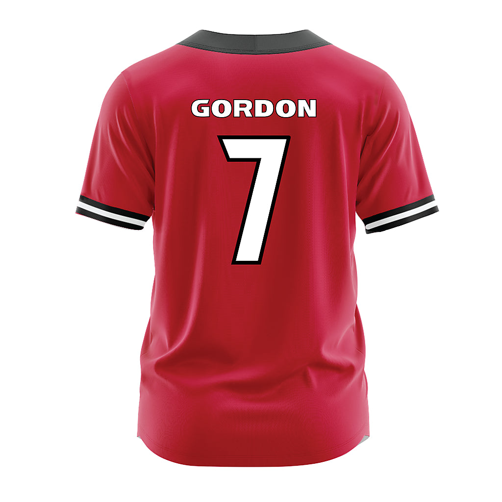 Georgia - NCAA Softball : Sarah Gordon - Red Jersey-1