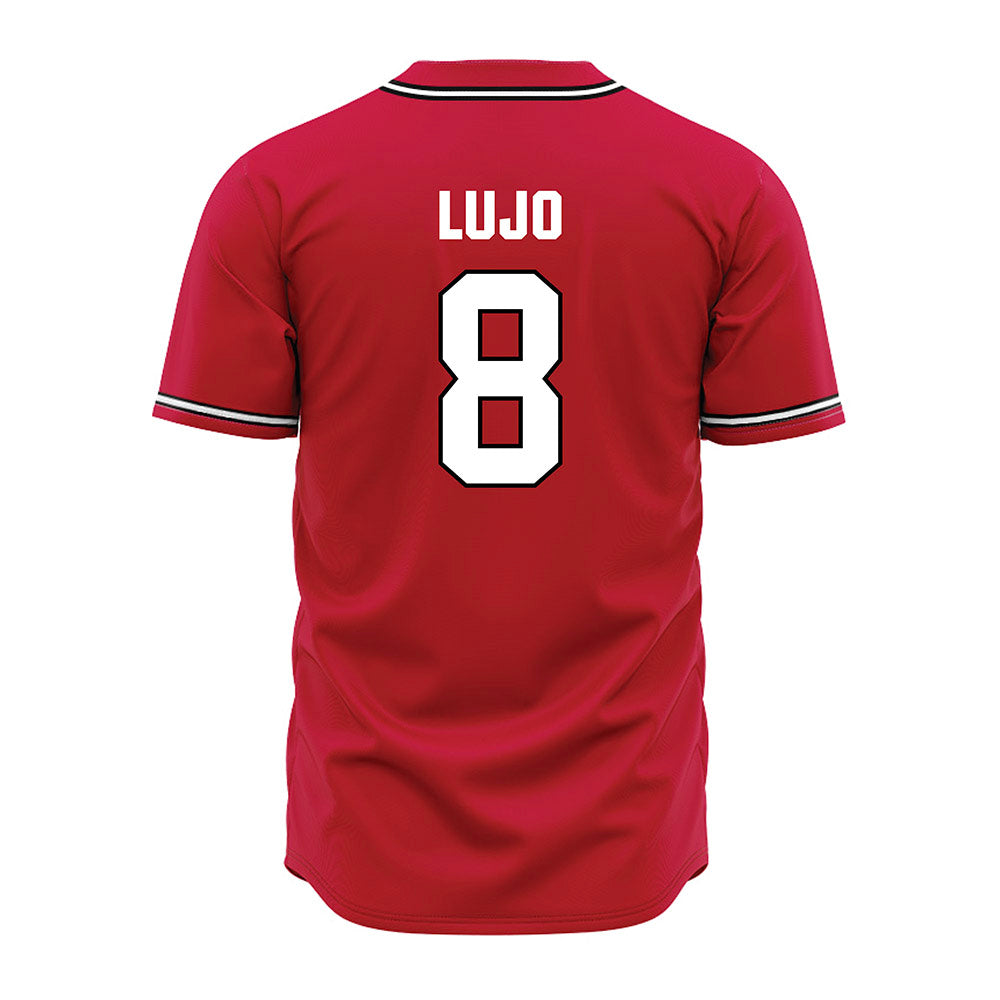 Georgia - NCAA Baseball : Rylan Lujo - Red Jersey-1