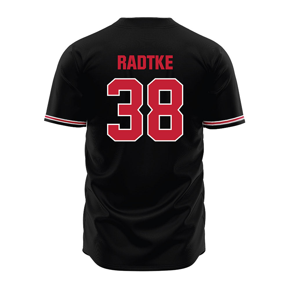 Georgia - NCAA Baseball : DJ Radtke - Black Jersey-1