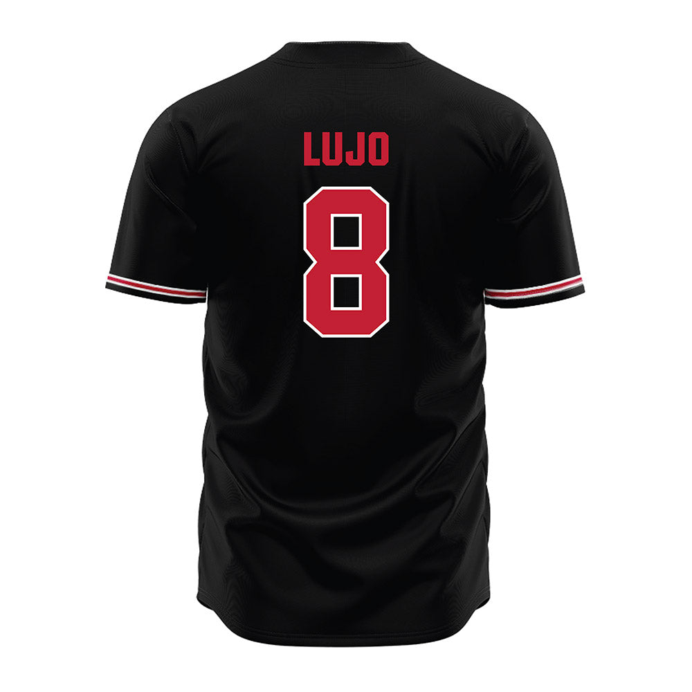 Georgia - NCAA Baseball : Rylan Lujo - Black Jersey-1