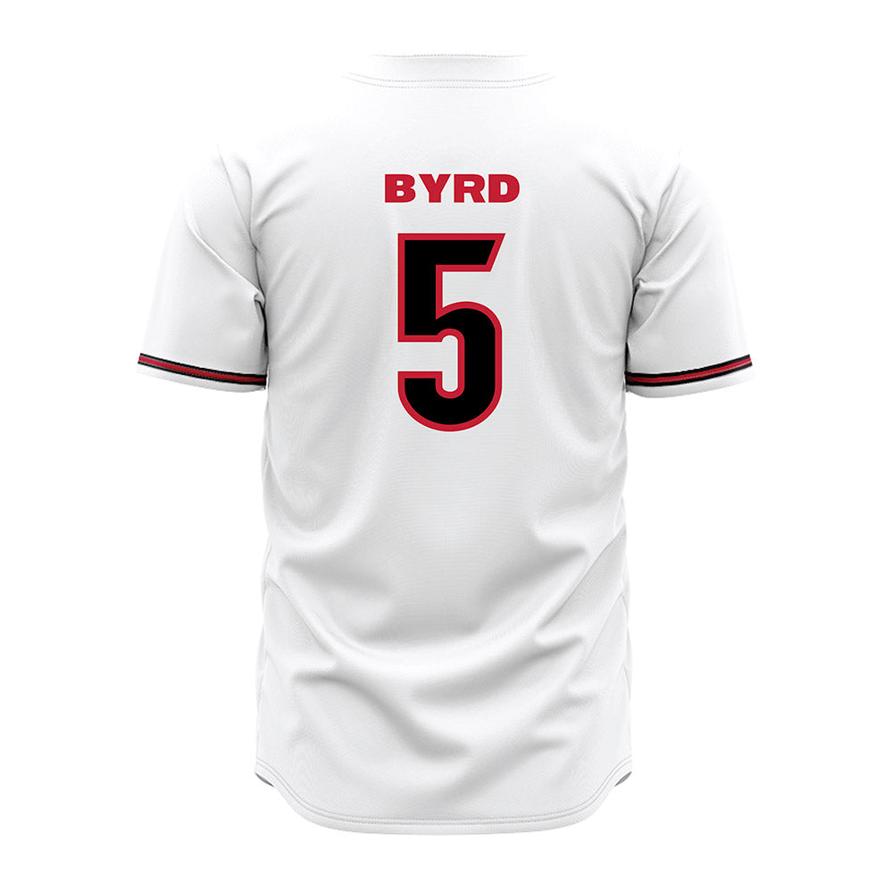 Georgia - NCAA Baseball : Justin Byrd - White Jersey-1