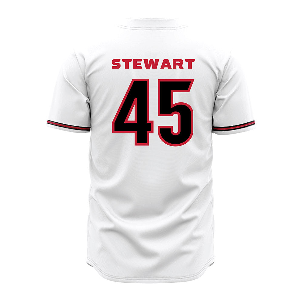 Georgia - NCAA Baseball : Bradley Stewart - White Jersey-1