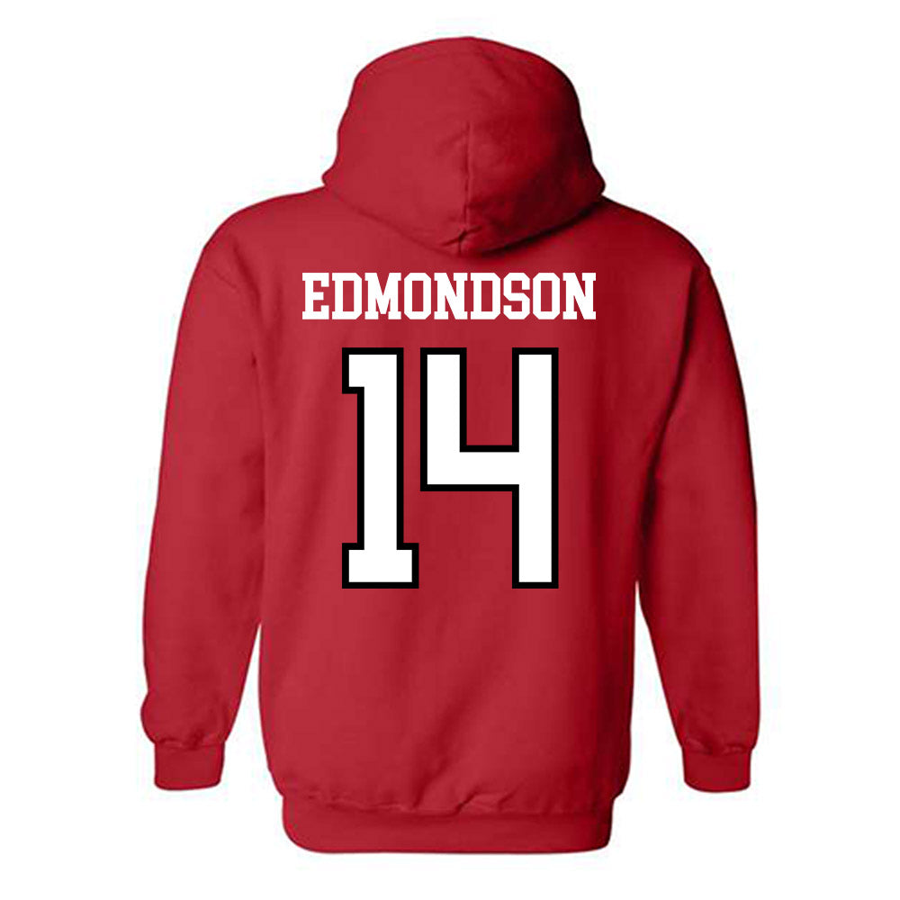 UNLV - NCAA Football : Bryce Edmondson - Classic Shersey Hooded Sweatshirt-1