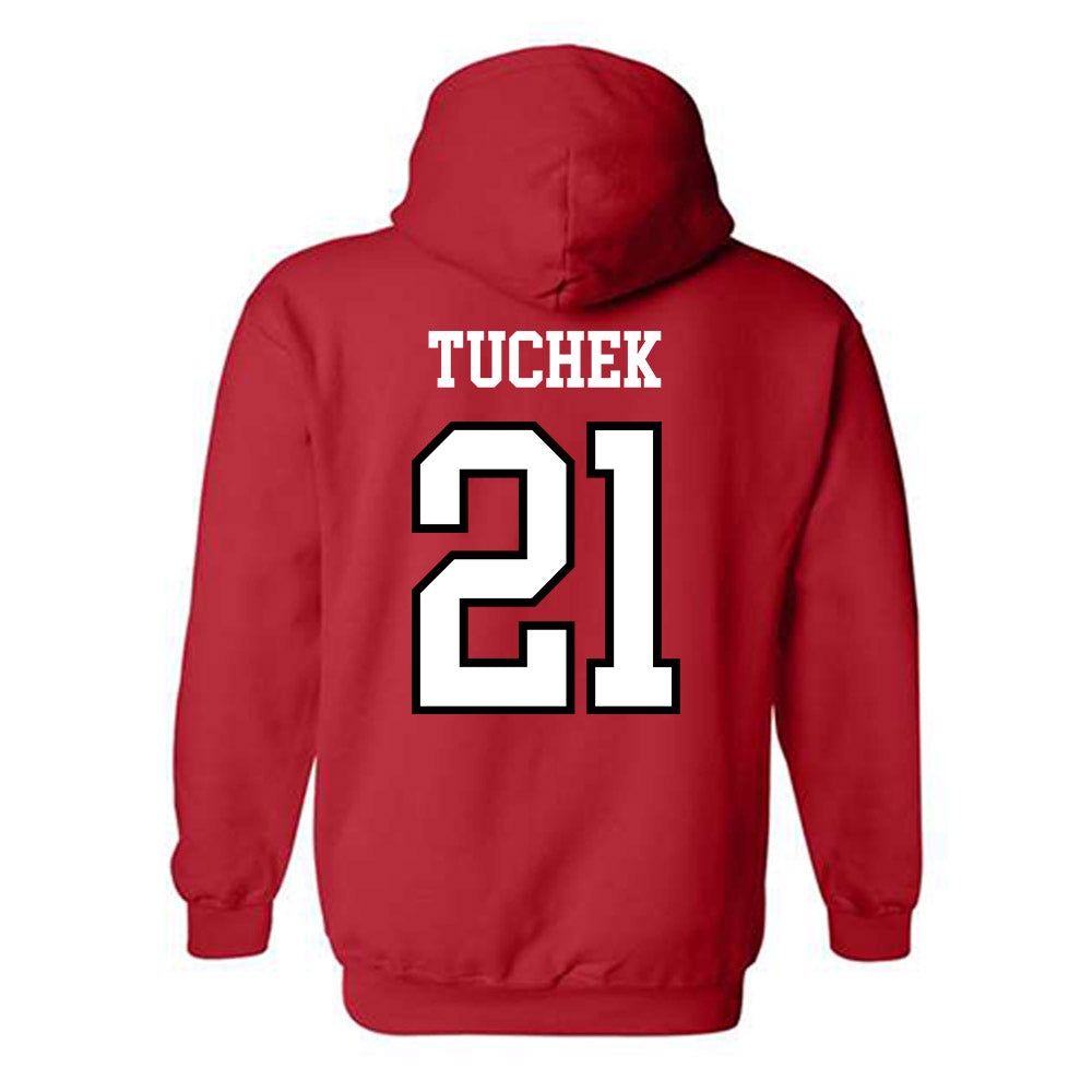 UNLV - NCAA Football : Josh Tuchek - Classic Shersey Hooded Sweatshirt-1