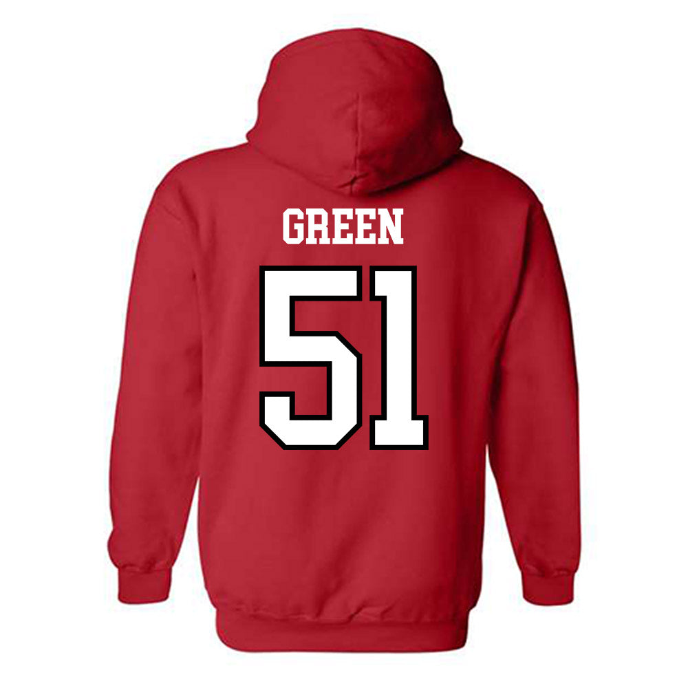 UNLV - NCAA Football : Alexander Green - Classic Shersey Hooded Sweatshirt-1