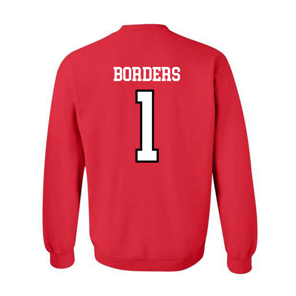 UNLV - NCAA Football : Chief Borders - Classic Shersey Crewneck Sweatshirt-1