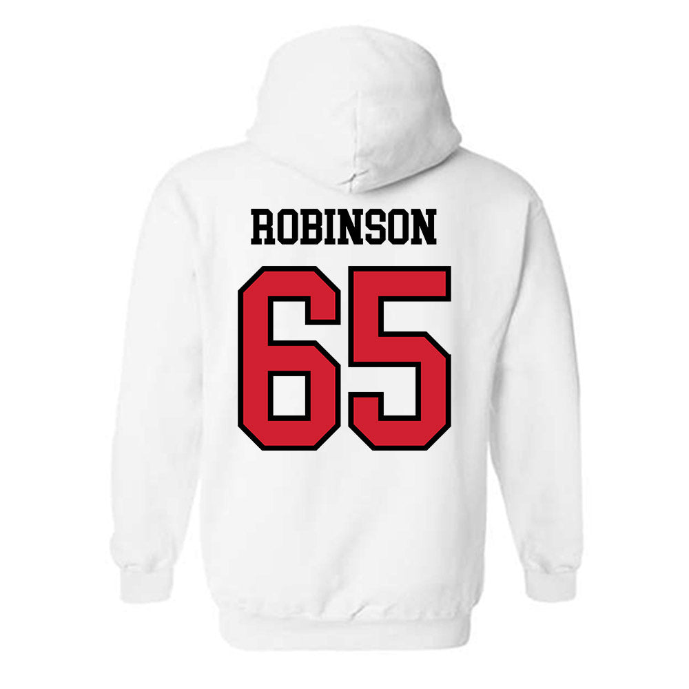 UNLV - NCAA Football : Ace Robinson - Classic Shersey Hooded Sweatshirt-1