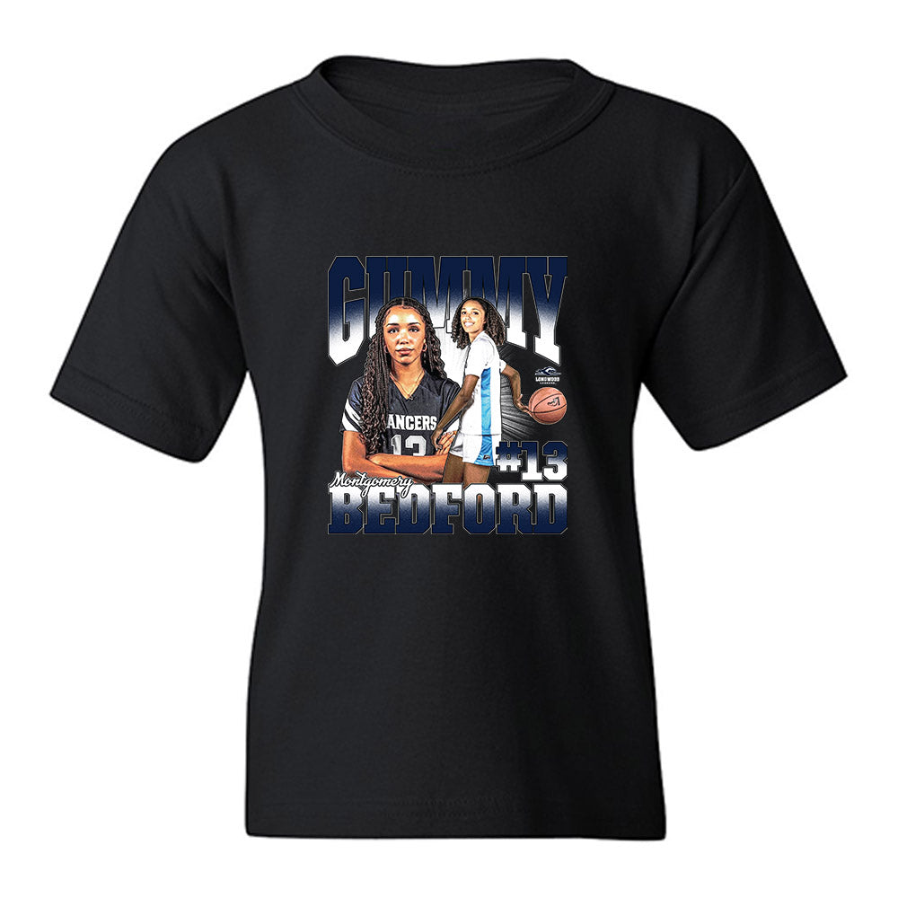 Longwood - NCAA Women's Basketball : Gummy Bedford - Collage Youth T-Shirt-0