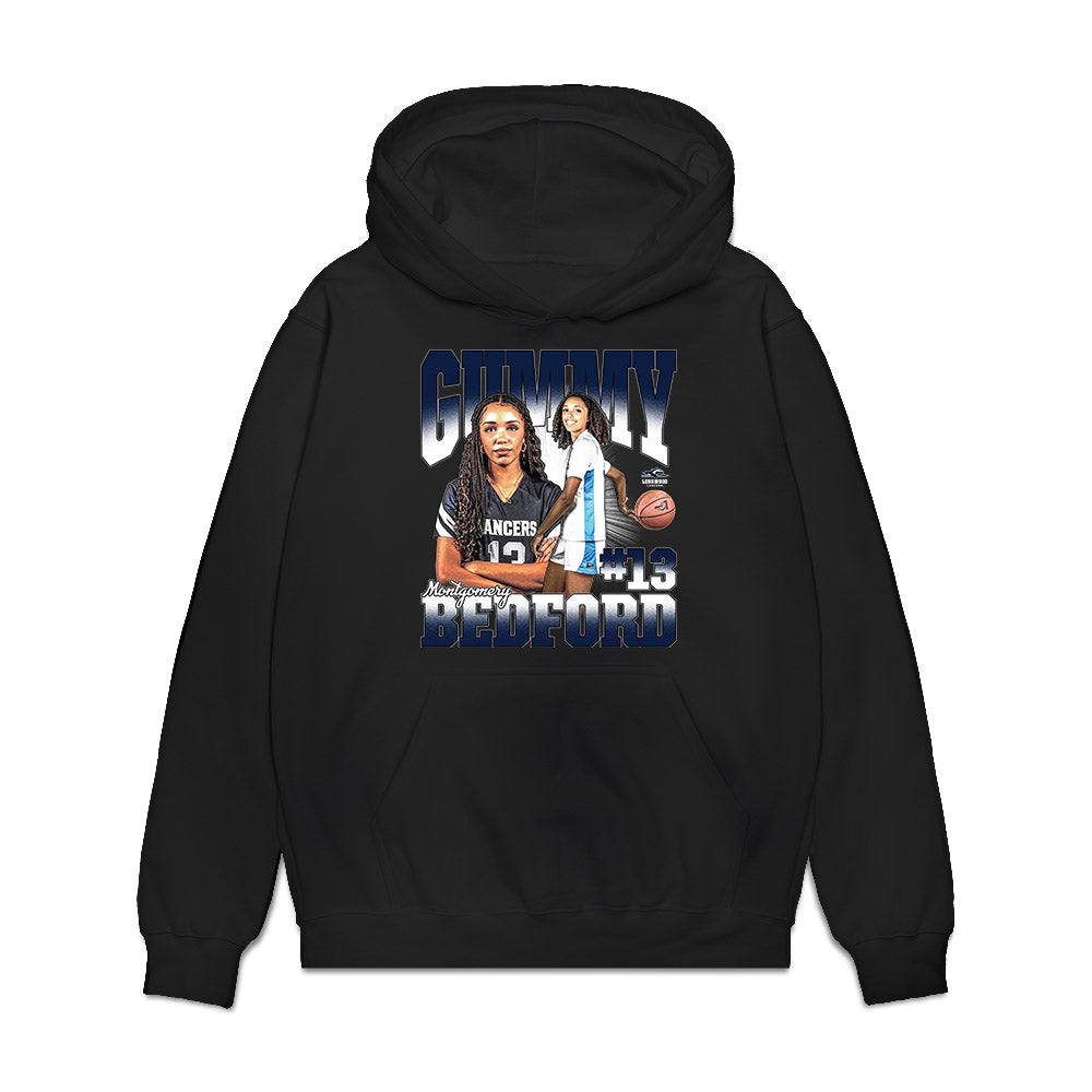 Longwood - NCAA Women's Basketball : Gummy Bedford - Collage Premium Hooded Sweatshirt-0