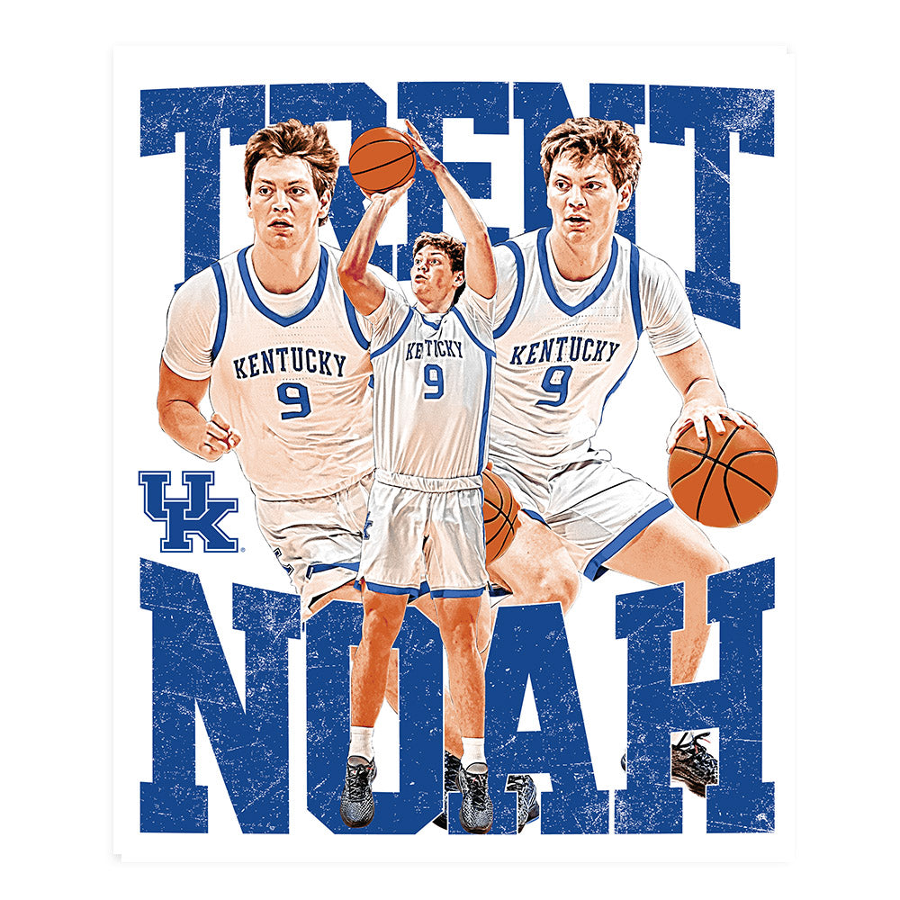 Kentucky - NCAA Men's Basketball : Trent Noah - Collage Poster 20x24-0