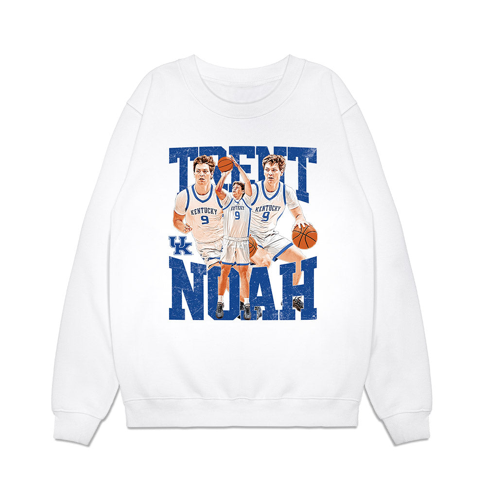 Kentucky - NCAA Men's Basketball : Trent Noah - Collage Premium Crewneck Sweatshirt-0