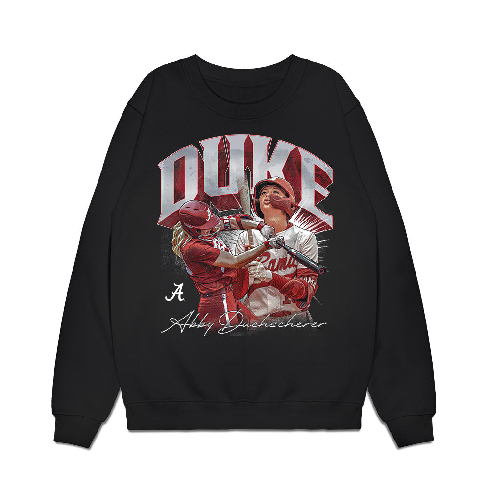 Alabama - NCAA Softball : Abby Duchscherer - Collage Premium Crewneck Sweatshirt-0