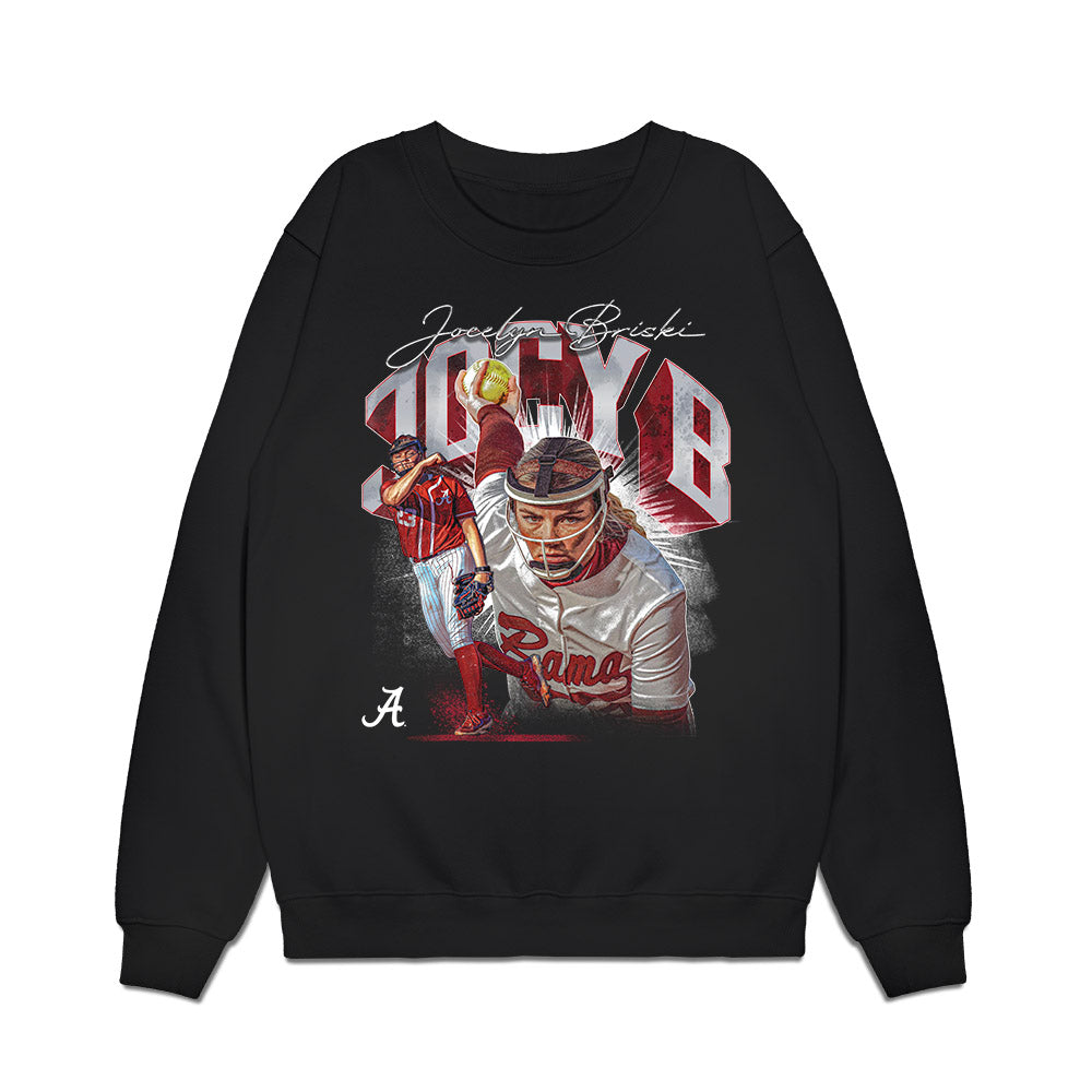 Alabama - NCAA Softball : Jocelyn Briski - Collage Premium Crewneck Sweatshirt-0