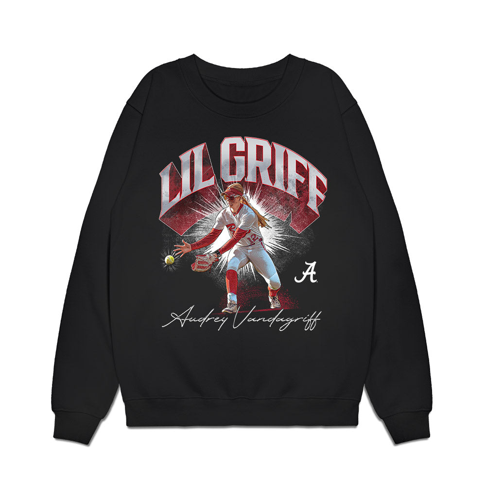 Alabama - NCAA Softball : Audrey Vandagriff - Collage Premium Crewneck Sweatshirt-0