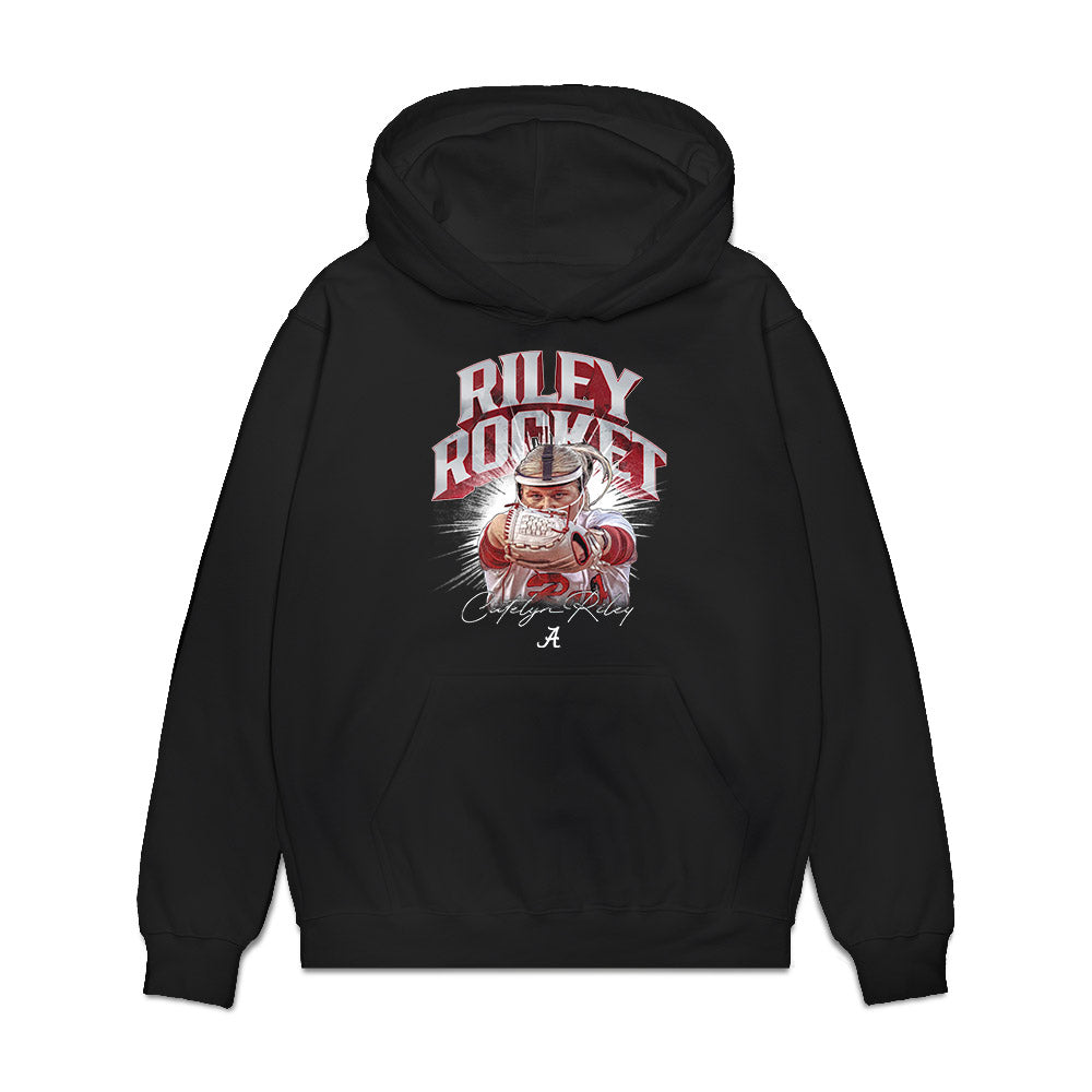 Alabama - NCAA Softball : Catelyn Riley - Collage Premium Hooded Sweatshirt-0