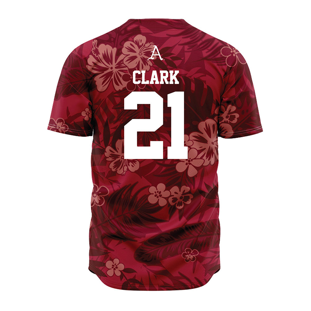 Arkansas - NCAA Baseball : Brenton Clark - Red Jersey-1
