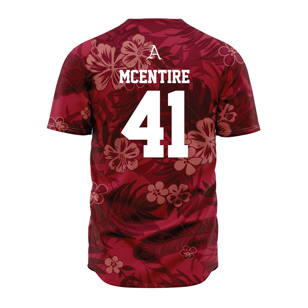 Arkansas - NCAA Baseball : Will McEntire - Red Jersey-1