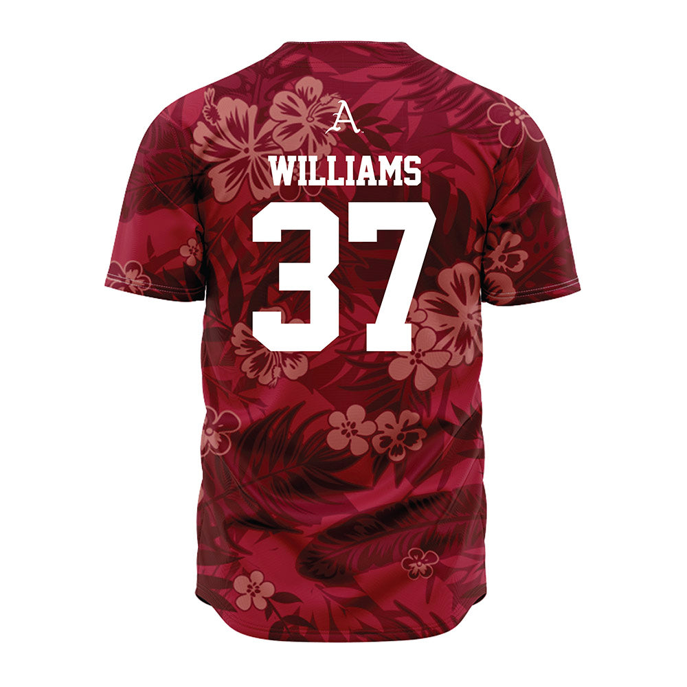 Arkansas - NCAA Baseball : Luke Williams - Red Jersey-1