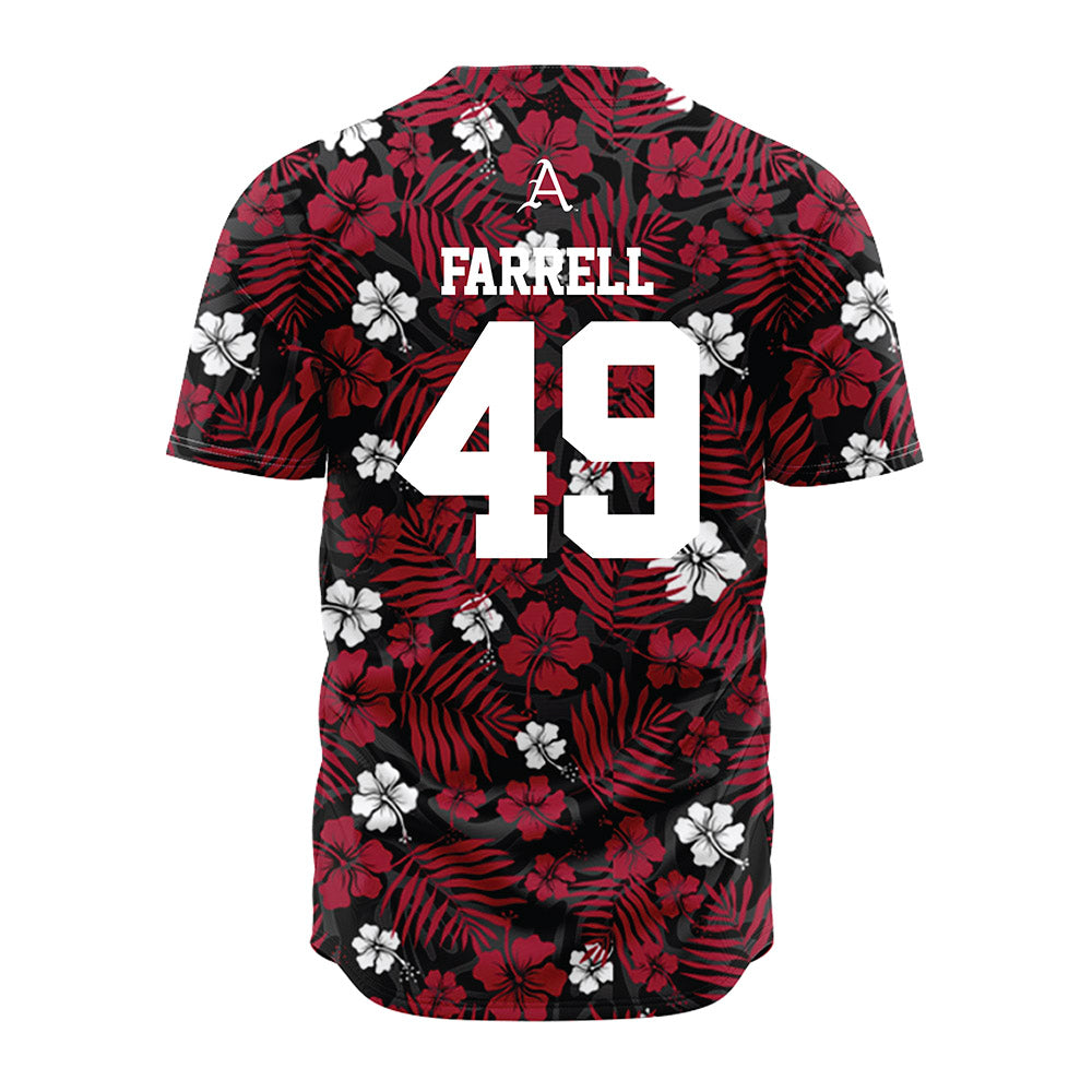 Arkansas - NCAA Baseball : Jackson Farrell - Red Jersey-1