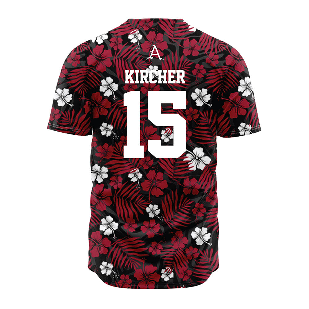 Arkansas - NCAA Baseball : Jackson Kircher - Red Jersey-1