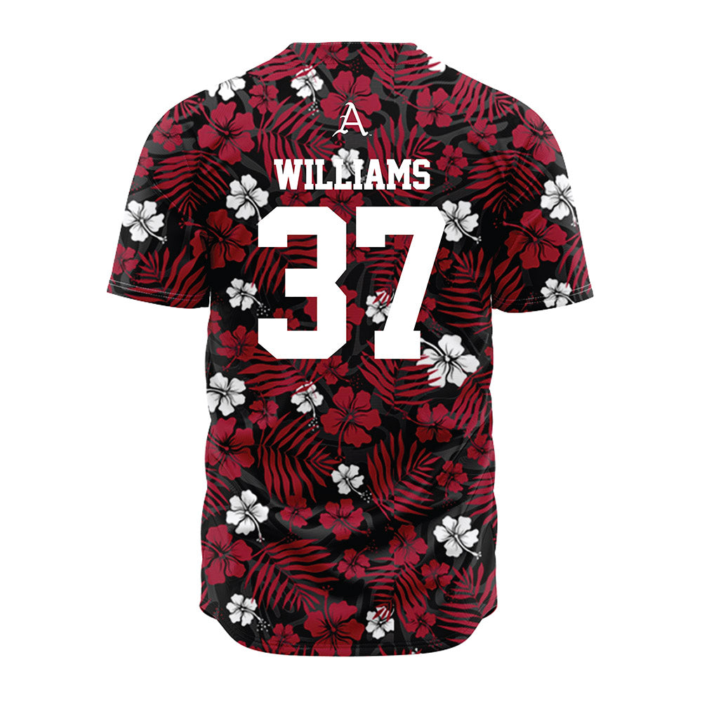 Arkansas - NCAA Baseball : Luke Williams - Red Jersey-1